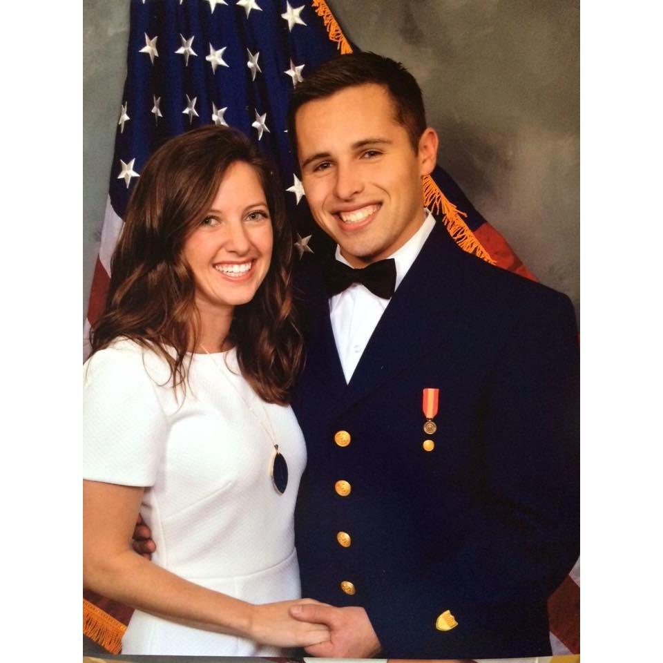 Matt's graduation from OCS (Officer Candidate School) in May 2016.
