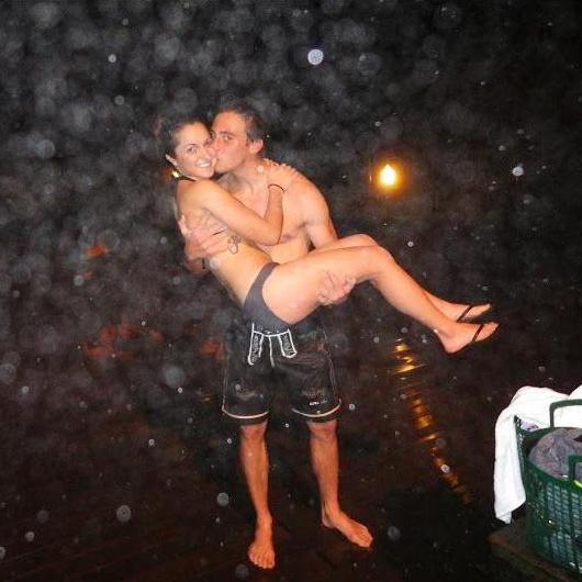 The trip where it all started and we first met--in The Azores, Portugal at Furnas Hot Springs (November 2014)