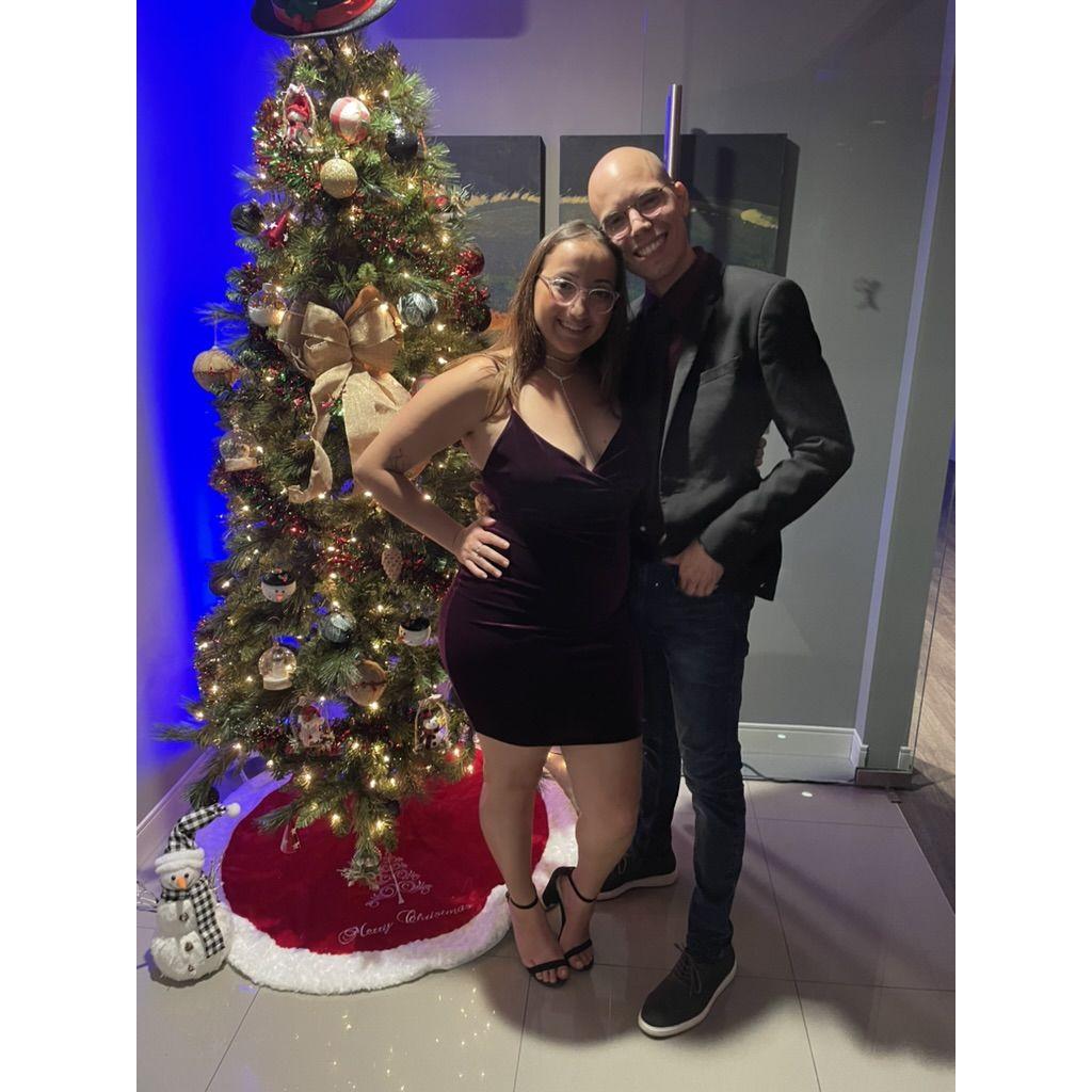 Jazzy brought Gabe to his first of many Tambourine holiday parties in December 2021.