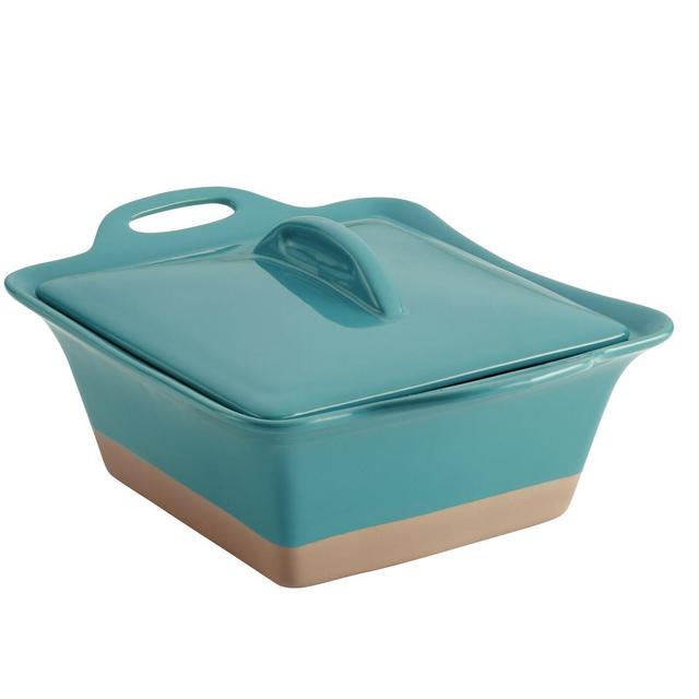 Rachael Ray 2.5 Qt Stoneware Square with Lid