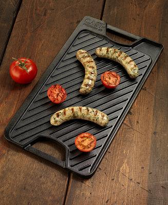 Pre-Seasoned Cast Iron Reversible Grill & Griddle