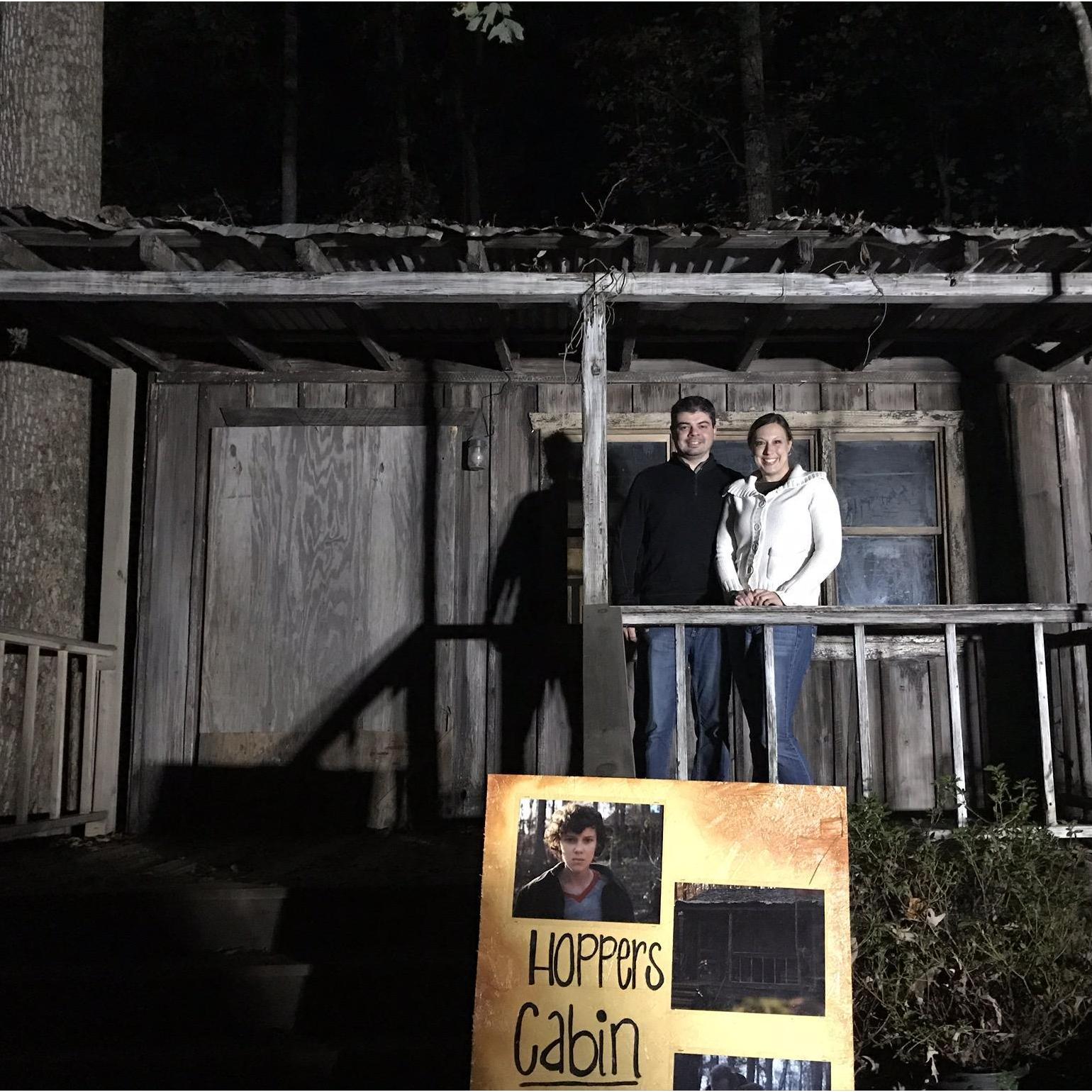 "Stranger Things" set tour 2018. We're HUGE fans!