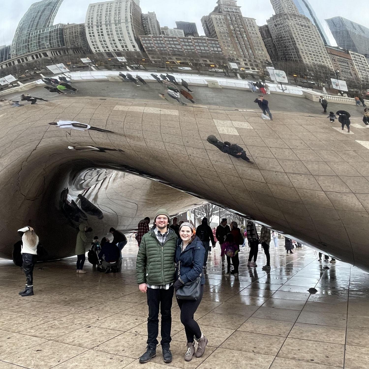 First trip together to Chicago to see Kevin's old stomping grounds!
