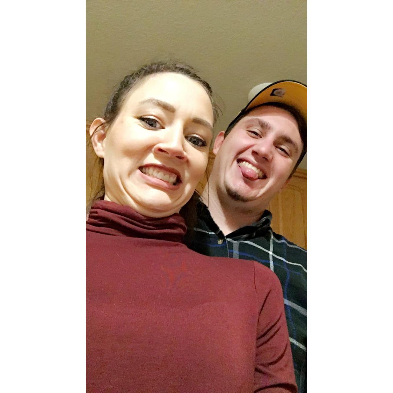 Our turkey faces before friendsgiving
