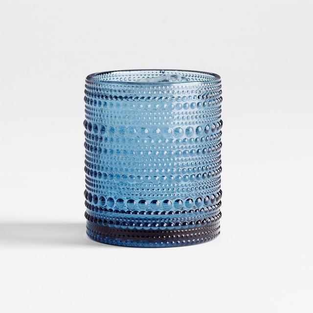 Alma Blue Double Old-Fashioned Glass