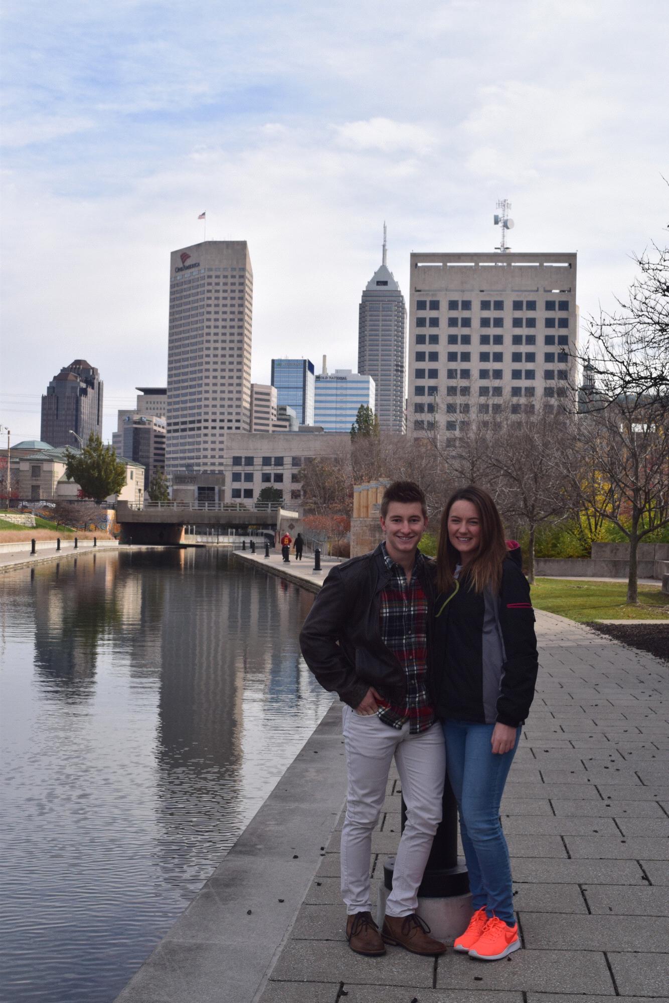 Touring around Indianapolis! (Nicola needs those bright shoes so she doesn’t get lost!)