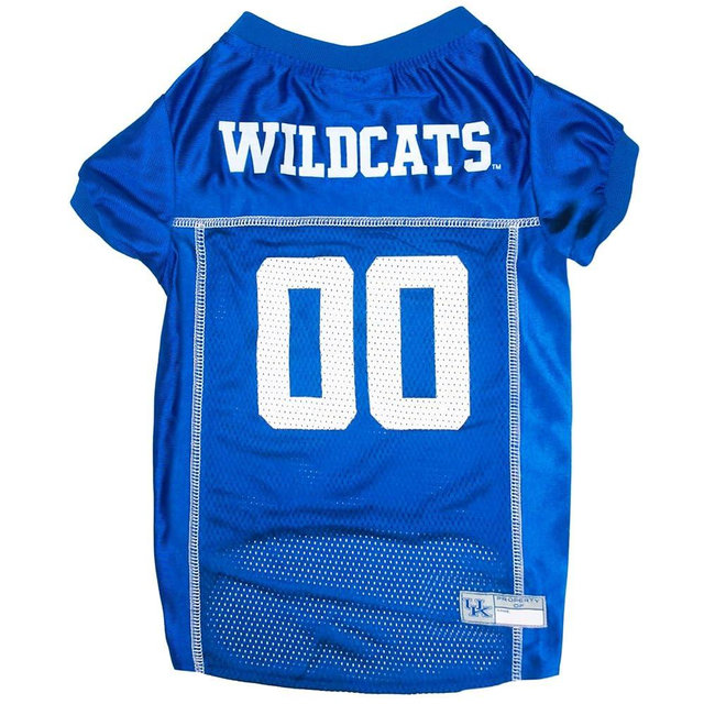 Pets First NCAA College Kentucky Wildcats Mesh Jersey for Dogs & Cats, X-Large. Licensed Dog Jersey with Your Favorite Football/Basketball College Team