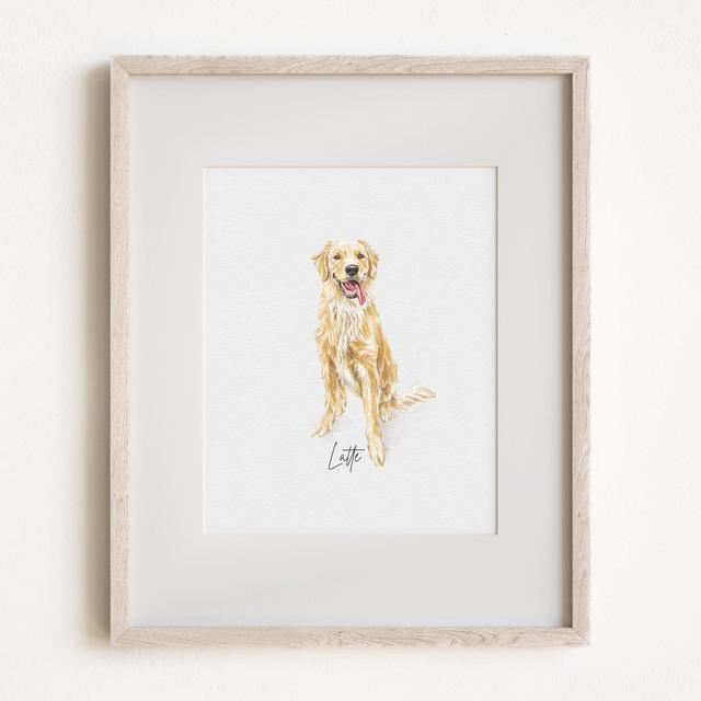 Mini Custom Watercolor Pet Portrait, Dog Portraits from Photos,Dog Portraits From Photos, Pet Painting, Custom Tiny Paintings, Miniature