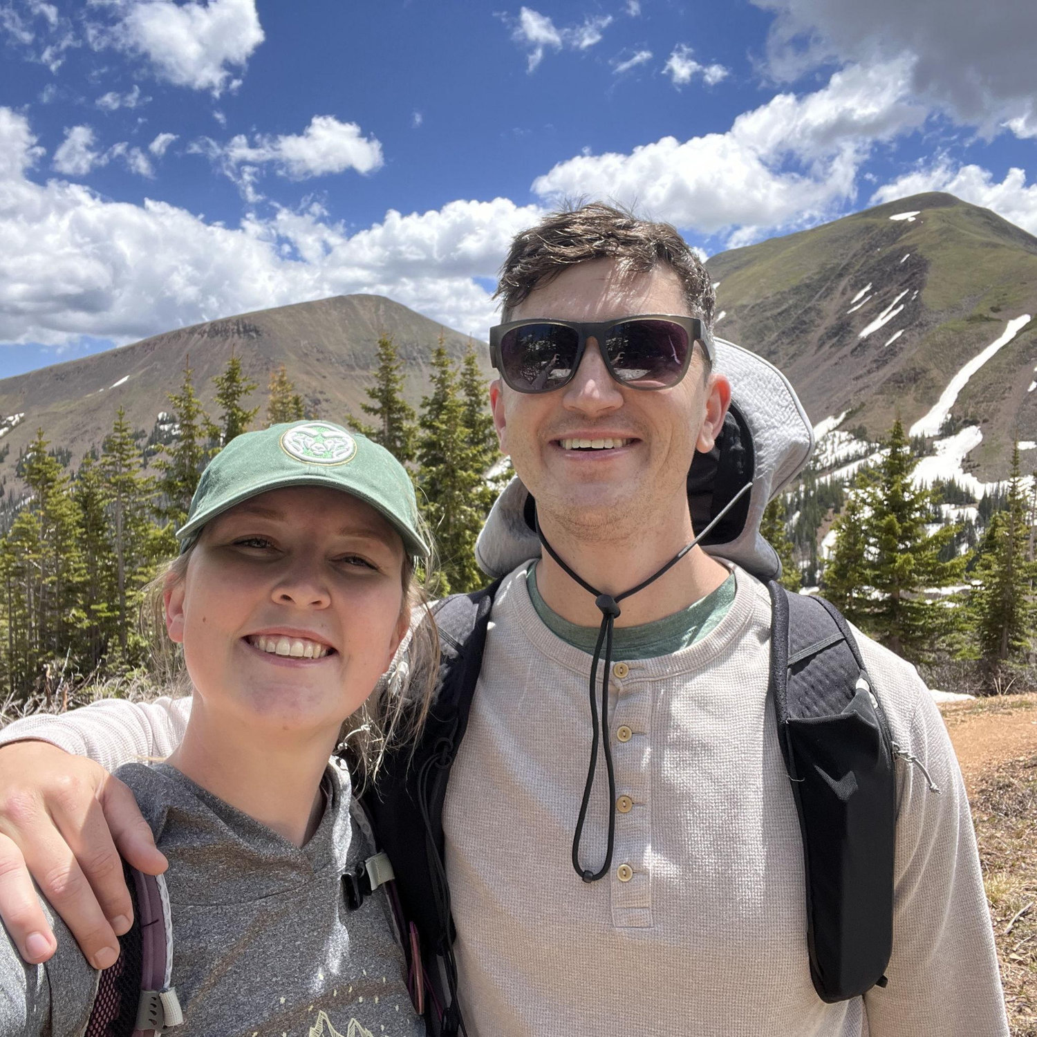 We never agree on the correct identification of the mountains behind us... :')