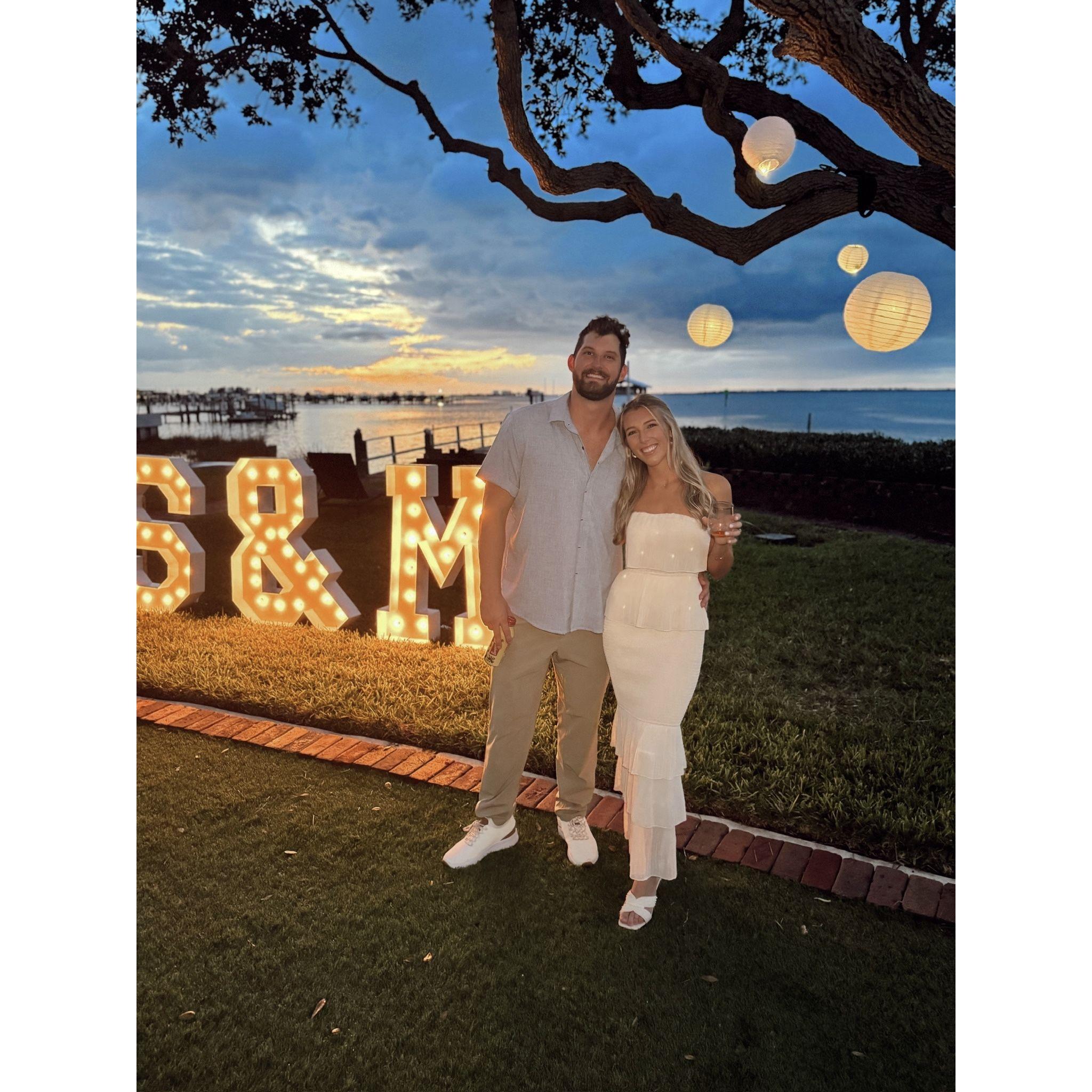 Our engagement party in Ozona!