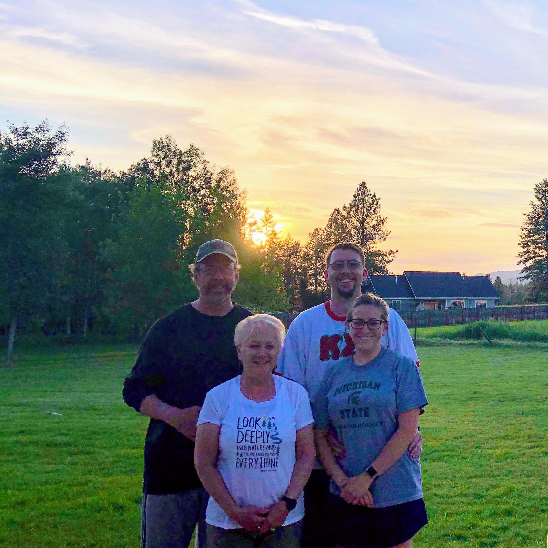 Dave and Sunny visiting Montana for the first time.