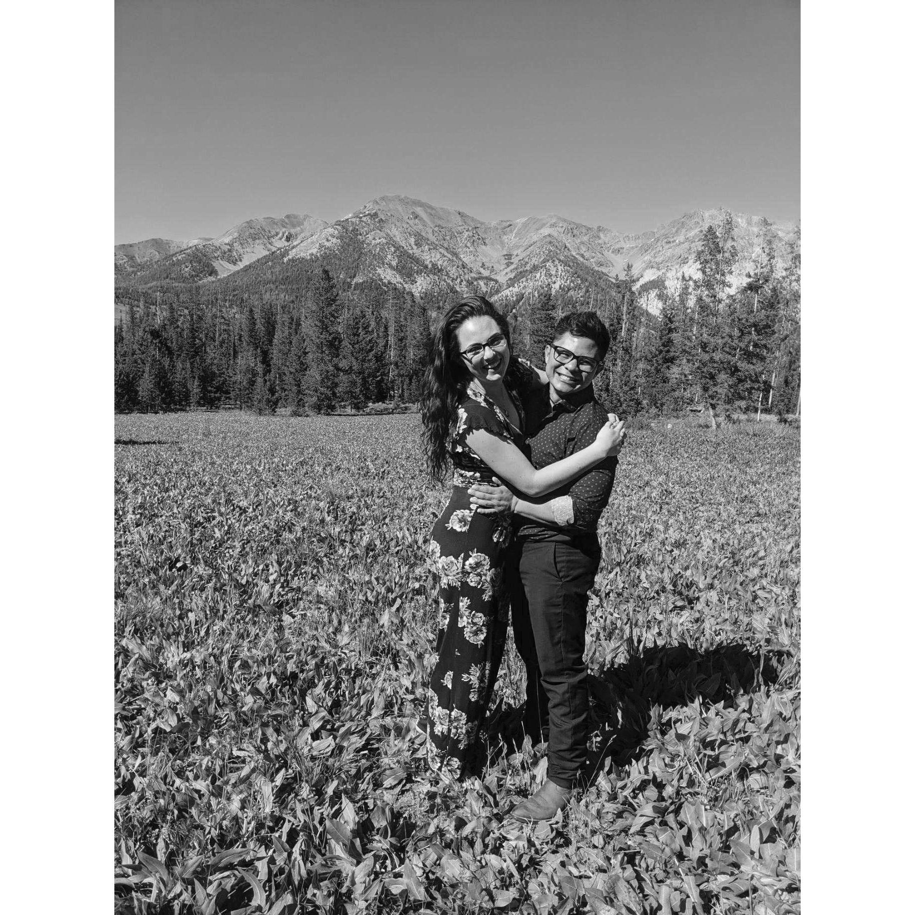 Lovely views in Sun Valley for Kacie and Tag's wedding. We can't wait for our own mountain wedding! :)