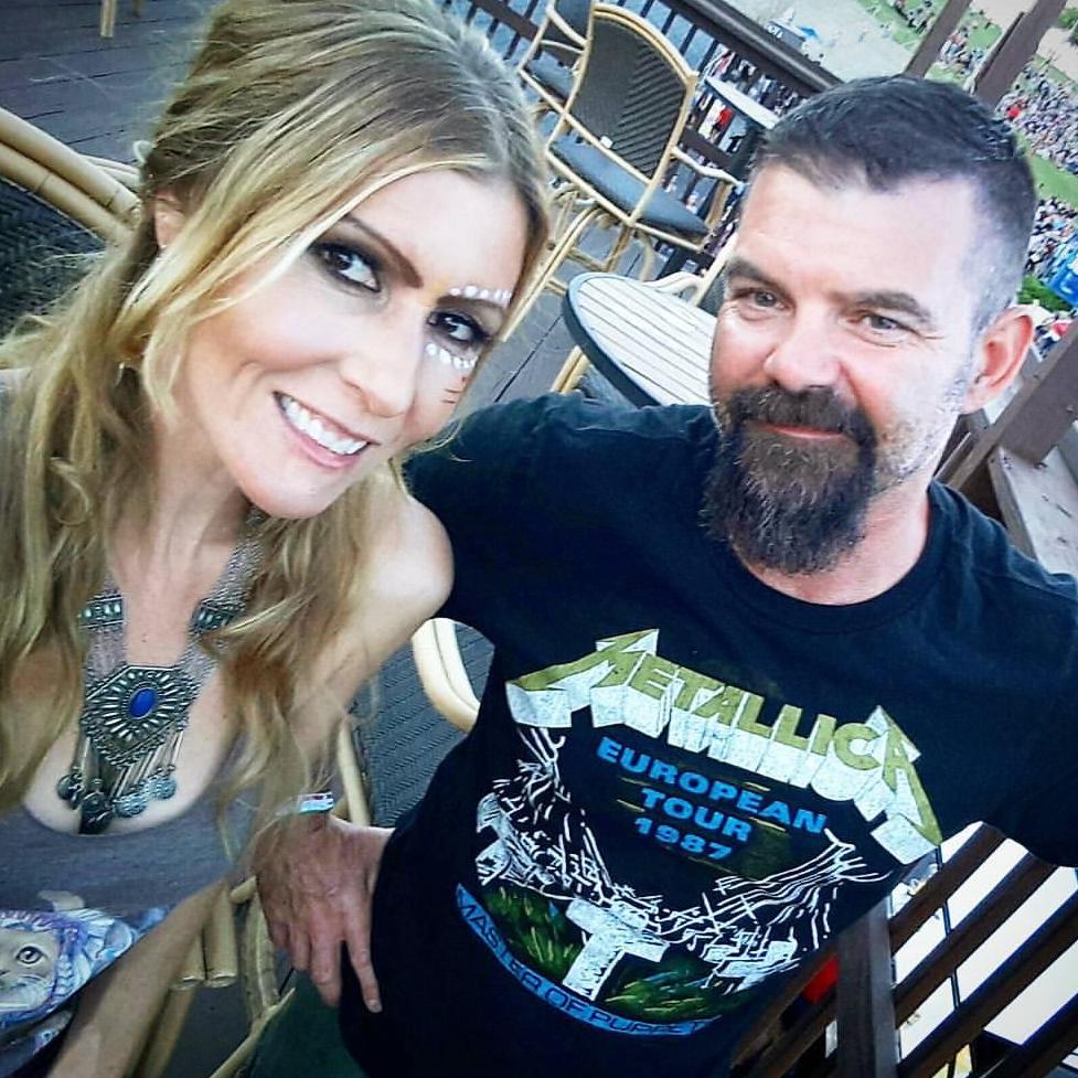 At the amphitheater in West Palm Beach to see Incubus!!