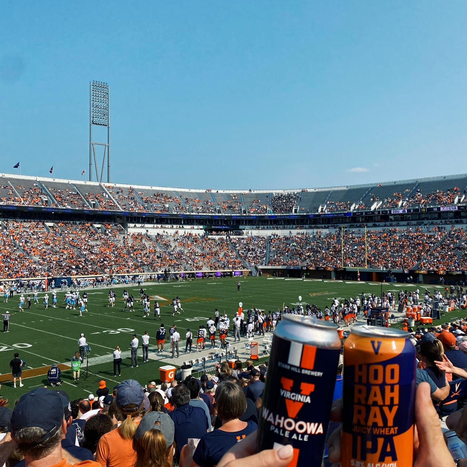 Cheered on the Hoos!