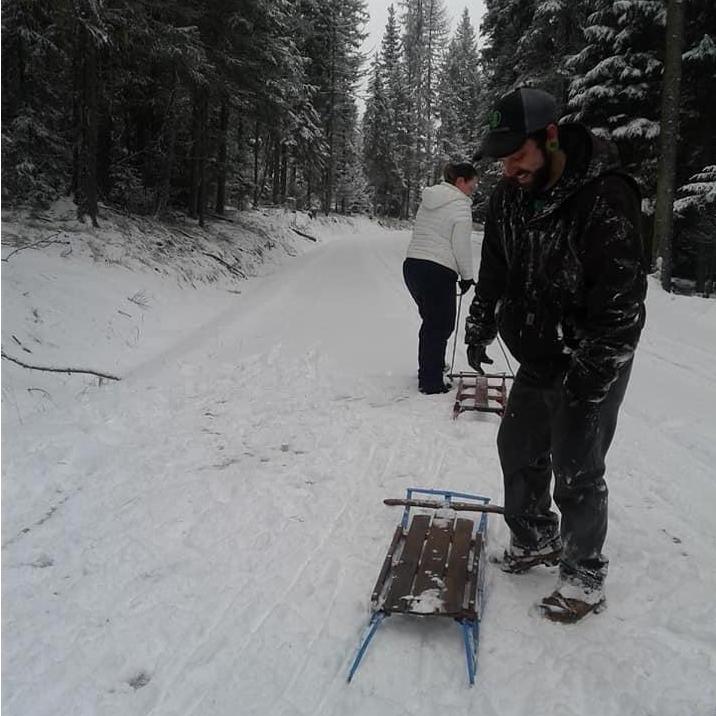 Sledding in Colville 2018