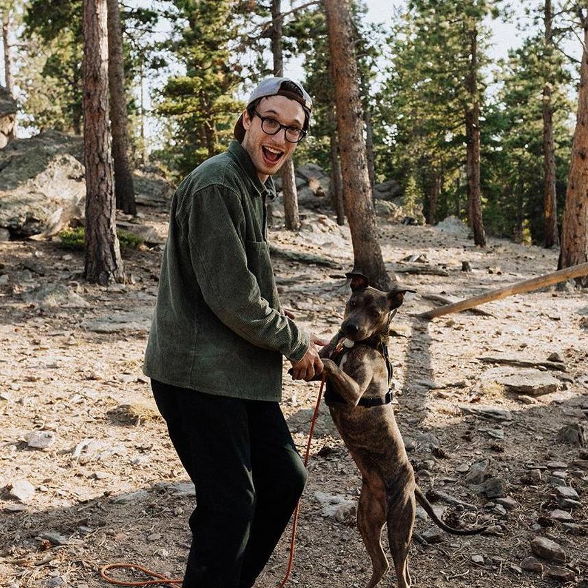 Kevin & Dougie getting that Rocky Mountain high in Boulder, CO (camping)