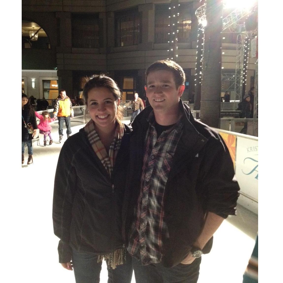 Right from the start we were going on so many fun dates - a concert, ice skating, baseball game... We were always planning when we would hang out next! (Dec 2012)