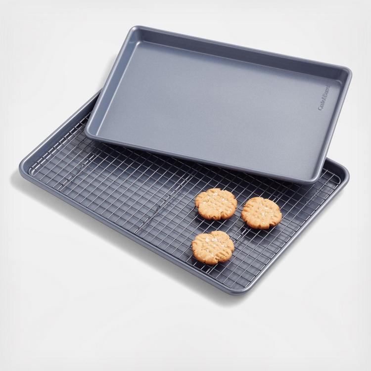 Crate & Barrel Silver Jelly Roll Pan in 2023  Jelly roll pan, Crate and  barrel, One+pan+dinners