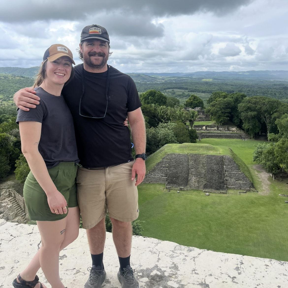 Mayan ruins in Belize City