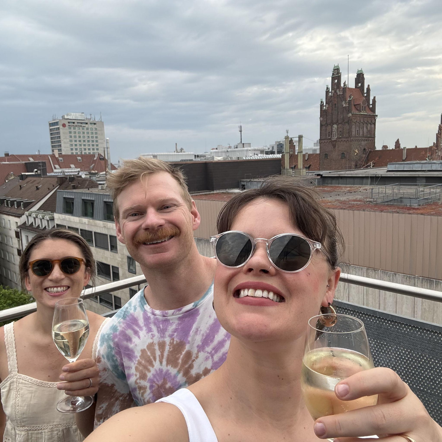 The day we got engaged in Munich, Germany