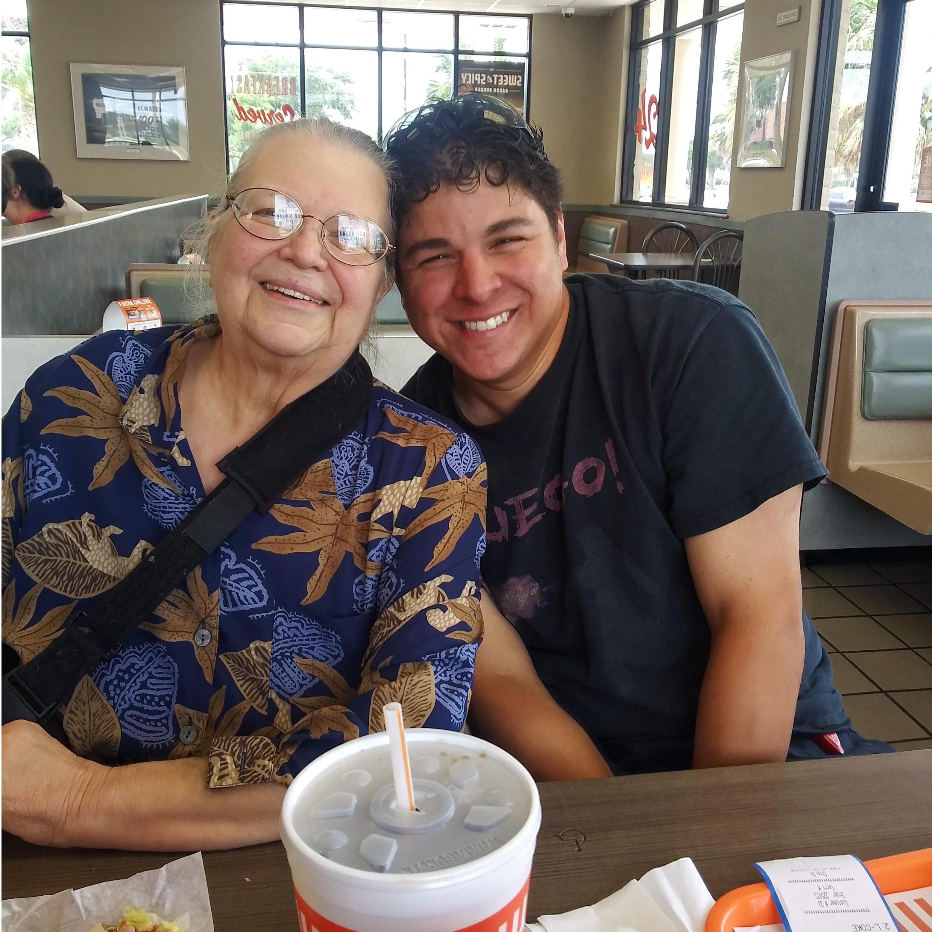 A trip to Whataburger after Murby's surgery