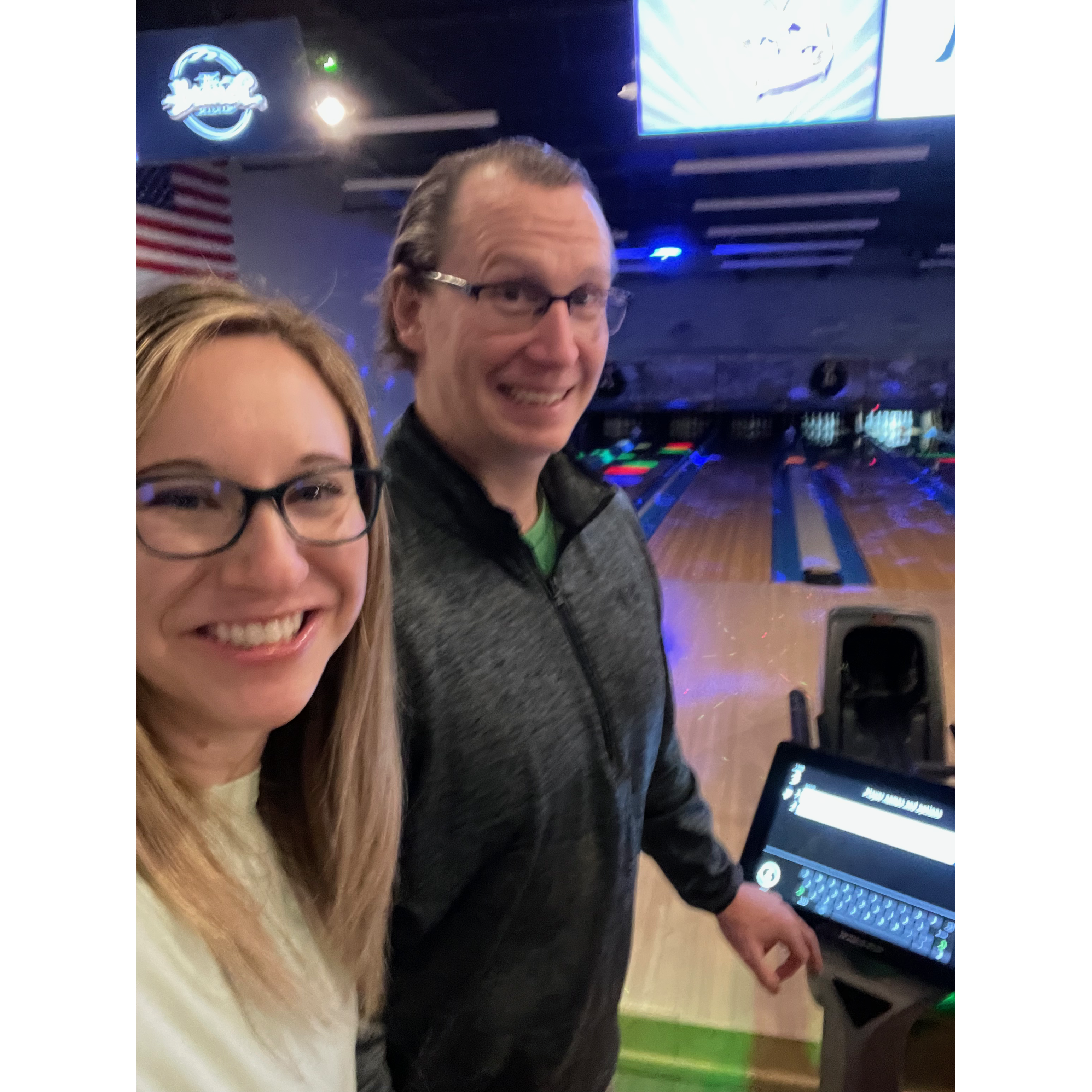 Bowling date night!! :)
