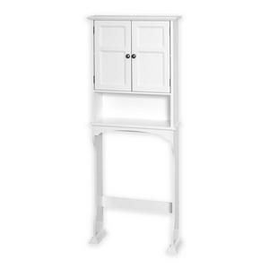 Zenna Home® Collette Wood Over-the-Toilet Bathroom Spacesaver in White