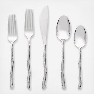 Twig 5-Piece Flatware, Service for 1