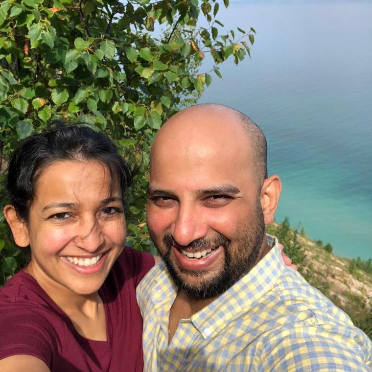 After the engagement came the hike