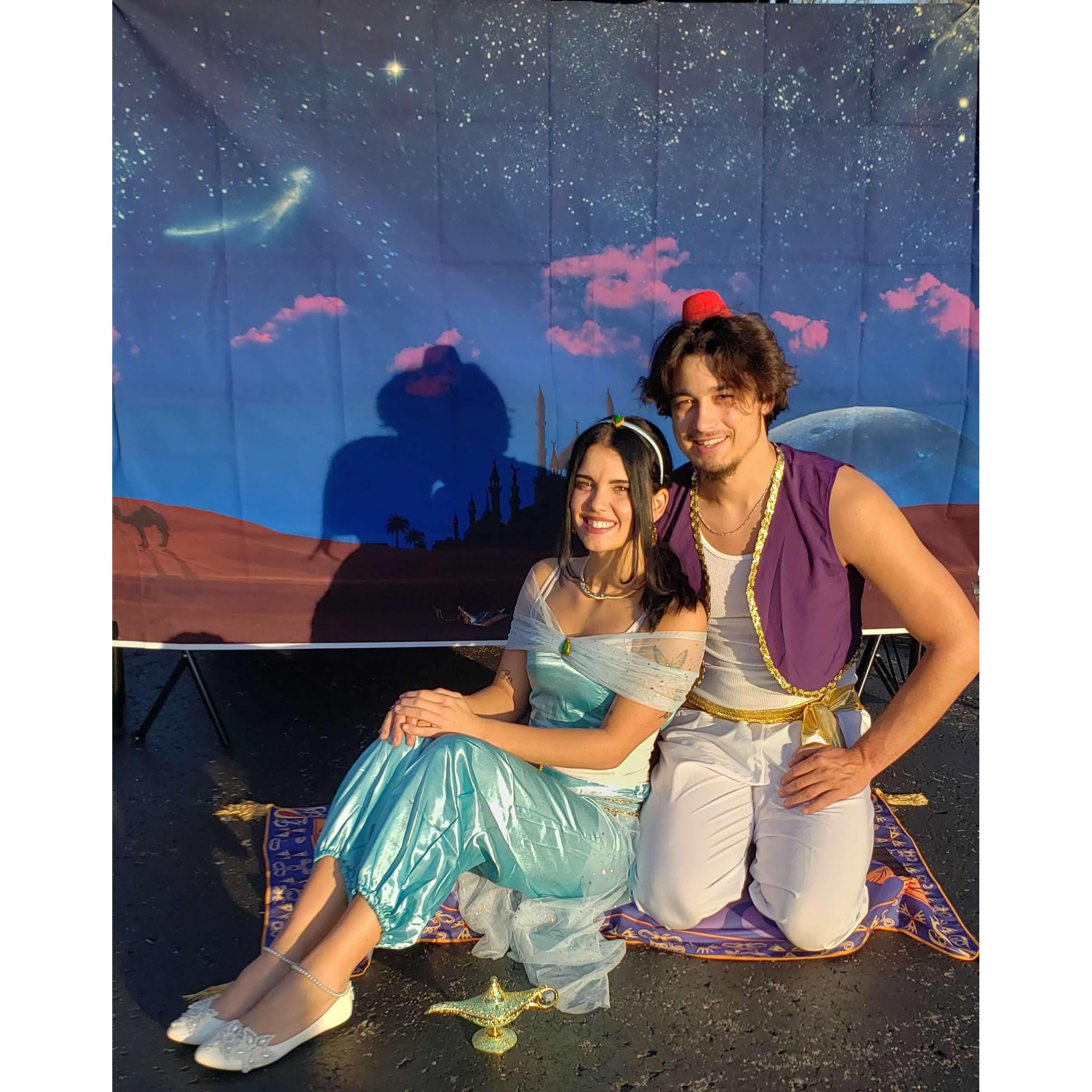 Jasmine and Aladdin