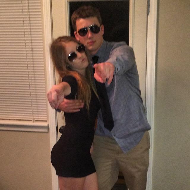 A picture still on our fridge. Taken at Sigma Kappa formal in 2014.