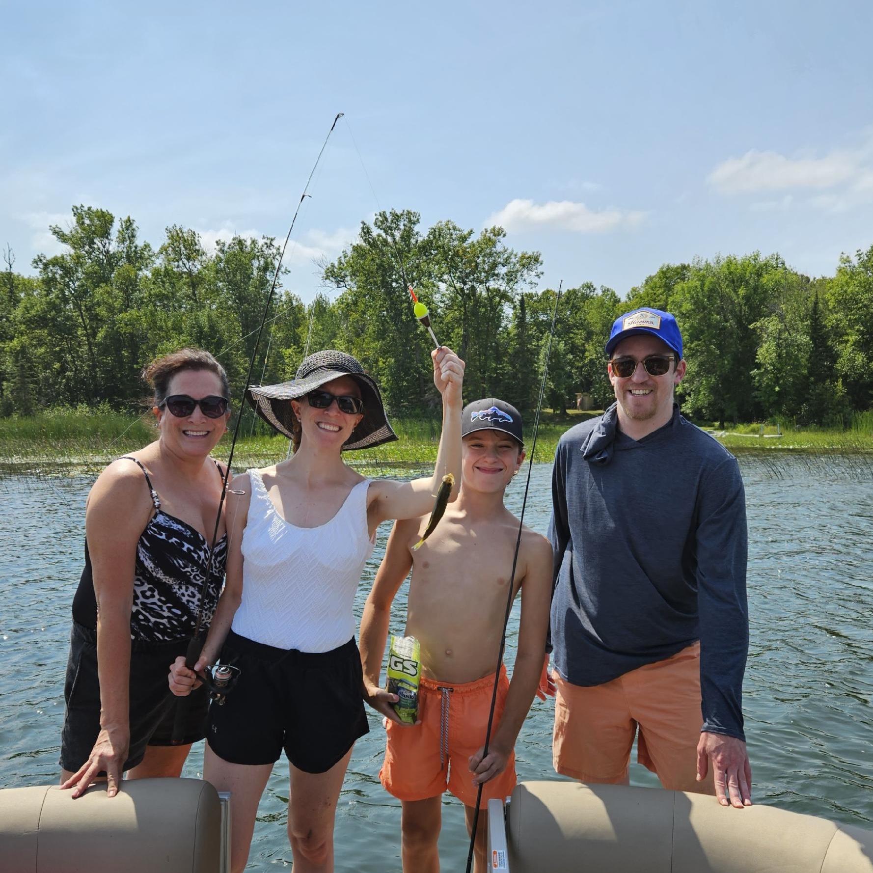 Fishing in Bemidji with family