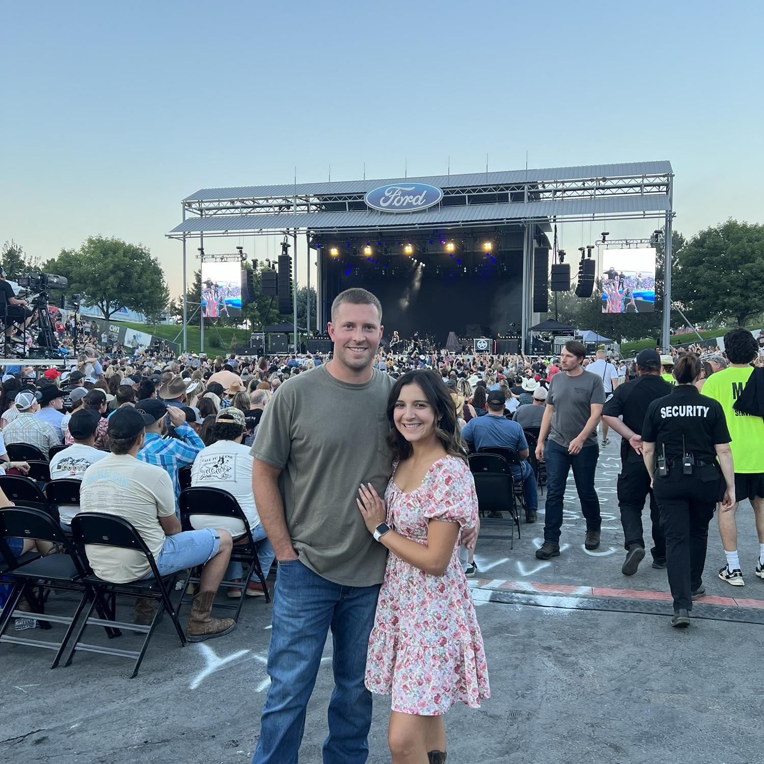Sharing our love for country music at lots of concerts!