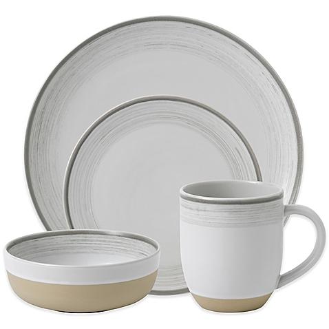 ED Ellen Degeneres Crafted By Royal Doulton® Brushed Glaze 16-Piece Dinnerware Set in White