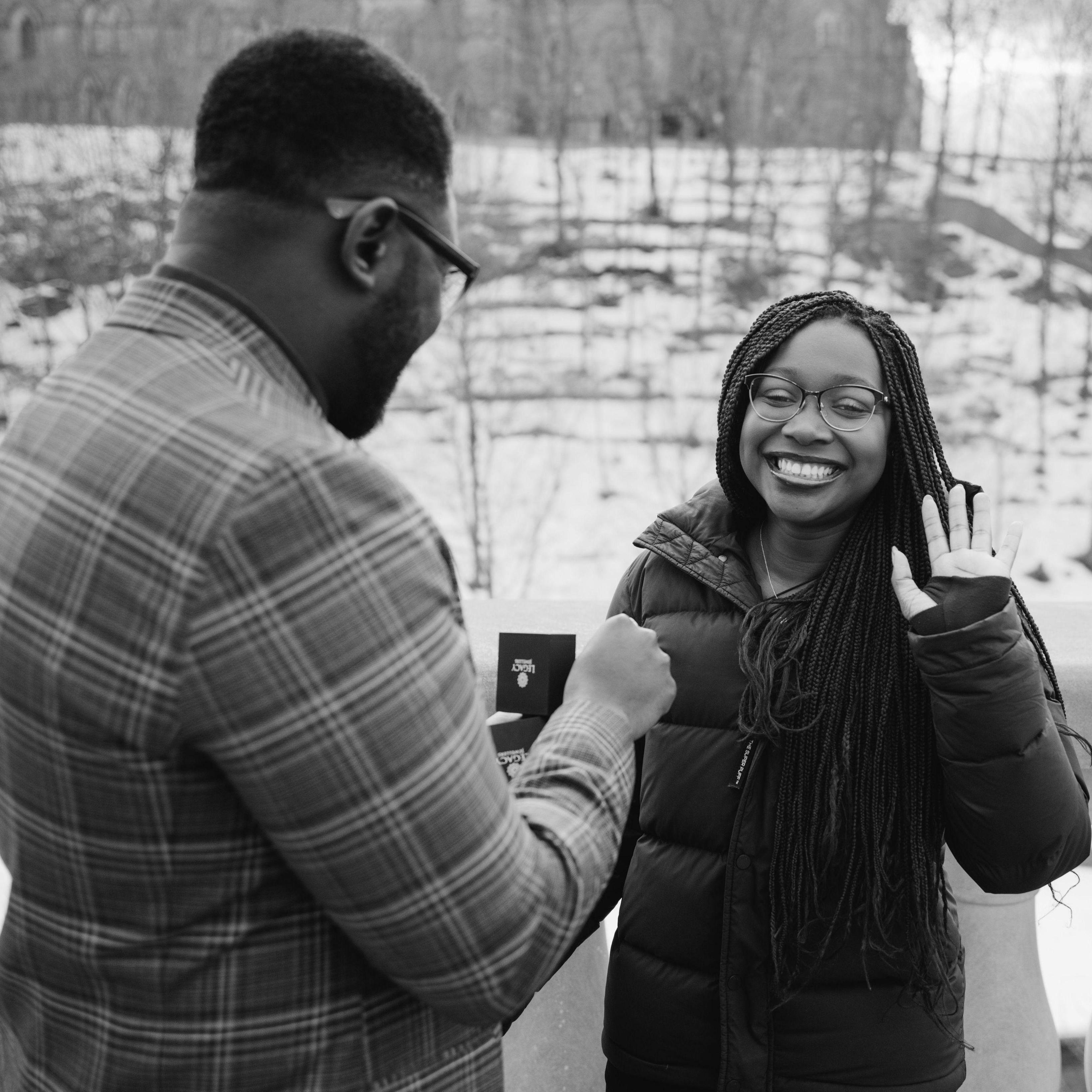 The day we got engaged