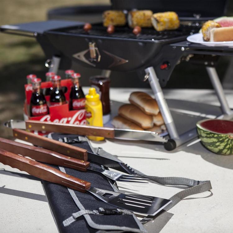 Oniva, 3-Piece BBQ Tote & Tool Set | Zola