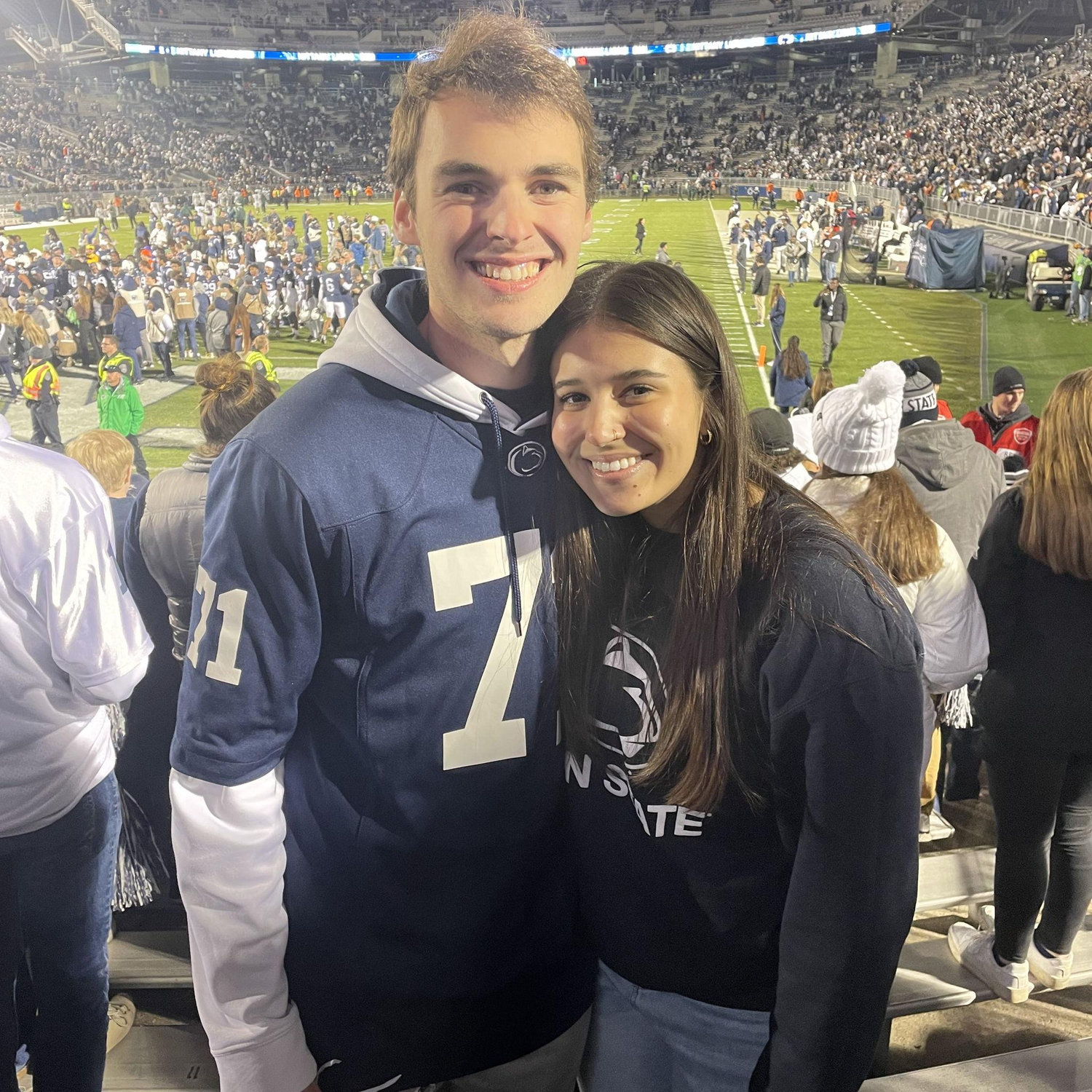 Jordan's last football game as a Penn State student