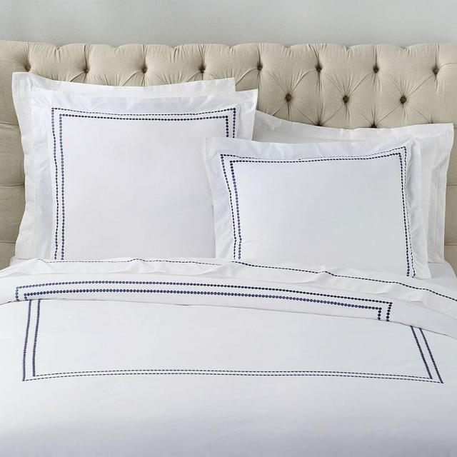 Twilight Pearl Organic Percale Duvet Cover, King/Cal. King