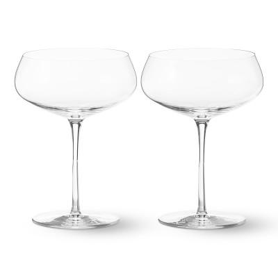 Williams Sonoma Estate Coupe Glasses, Set of 2
