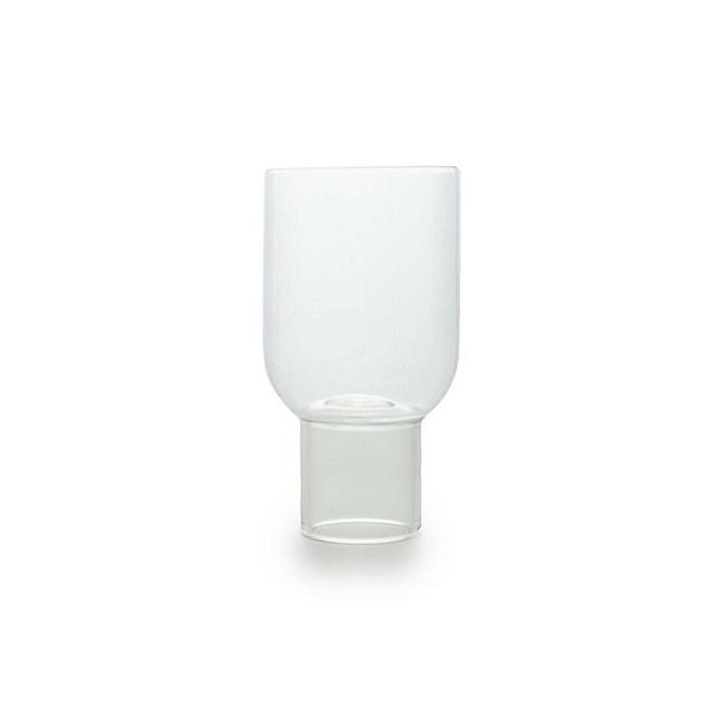 Departo Wine Glass, White/Clear