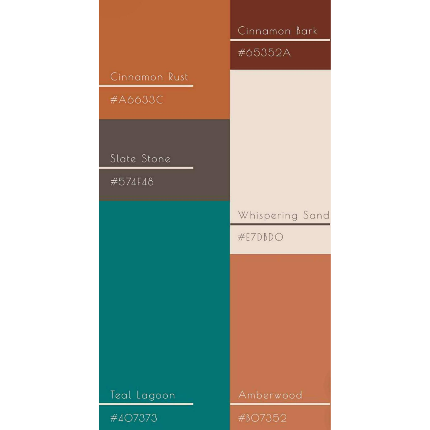 This is the color scheme we have chosen.