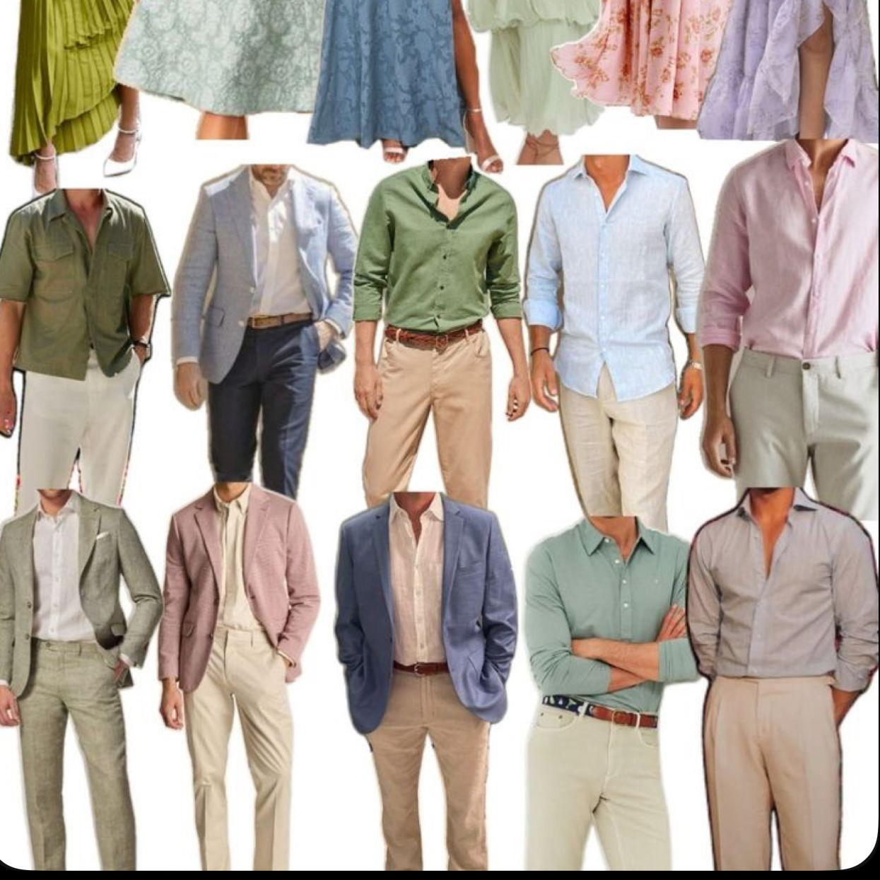 Garden Party/ Semi- Formal! Colors and patterns are encouraged. Tie optional. Please refrain from wearing jeans or golf shirts.
