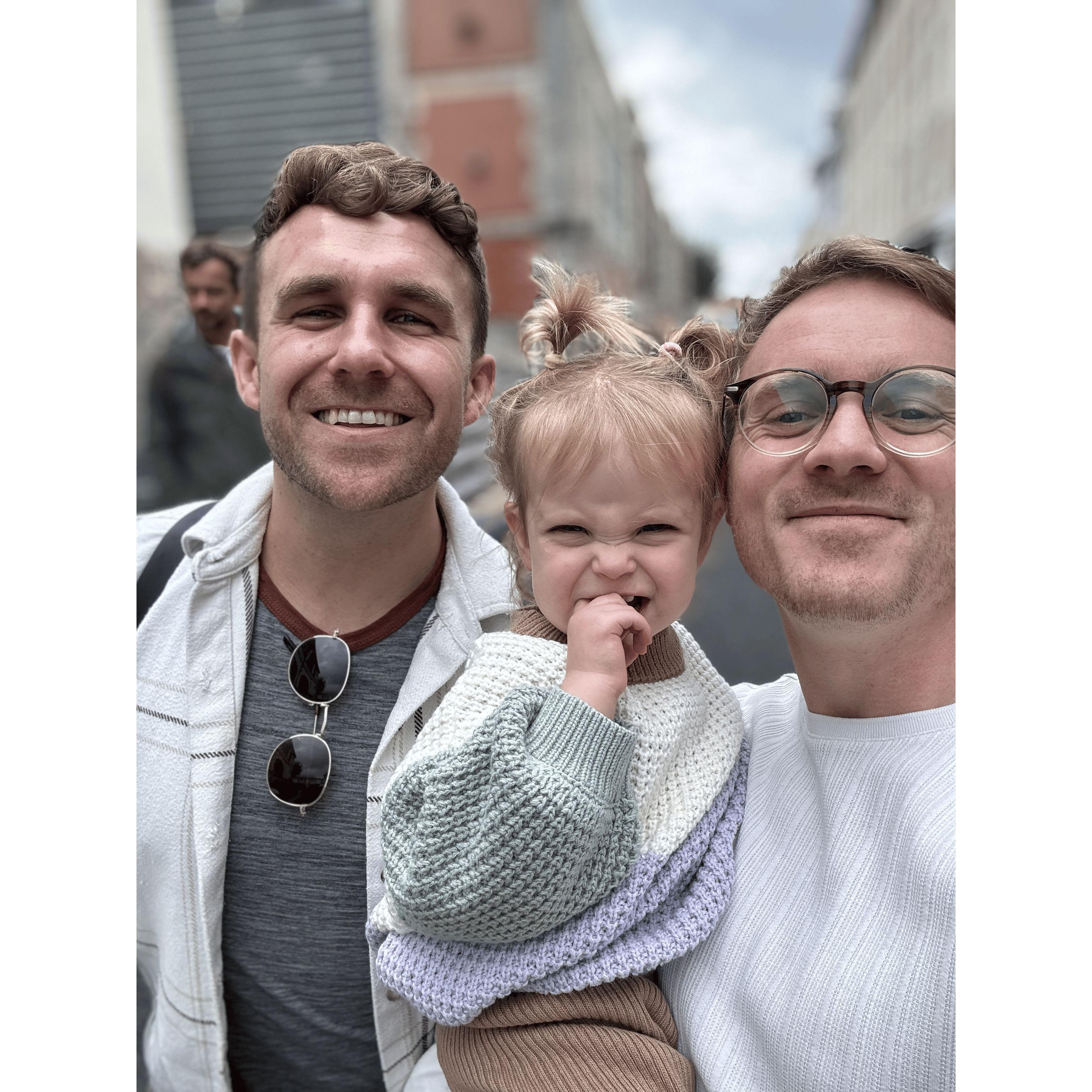 With our niece Coral in Biarritz, France 2024