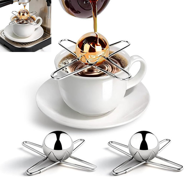 MXZZMHDJ Espresso Cooling Balls 2pack,Espresso accessories, coffee accessories, Coffee Chiller Balls