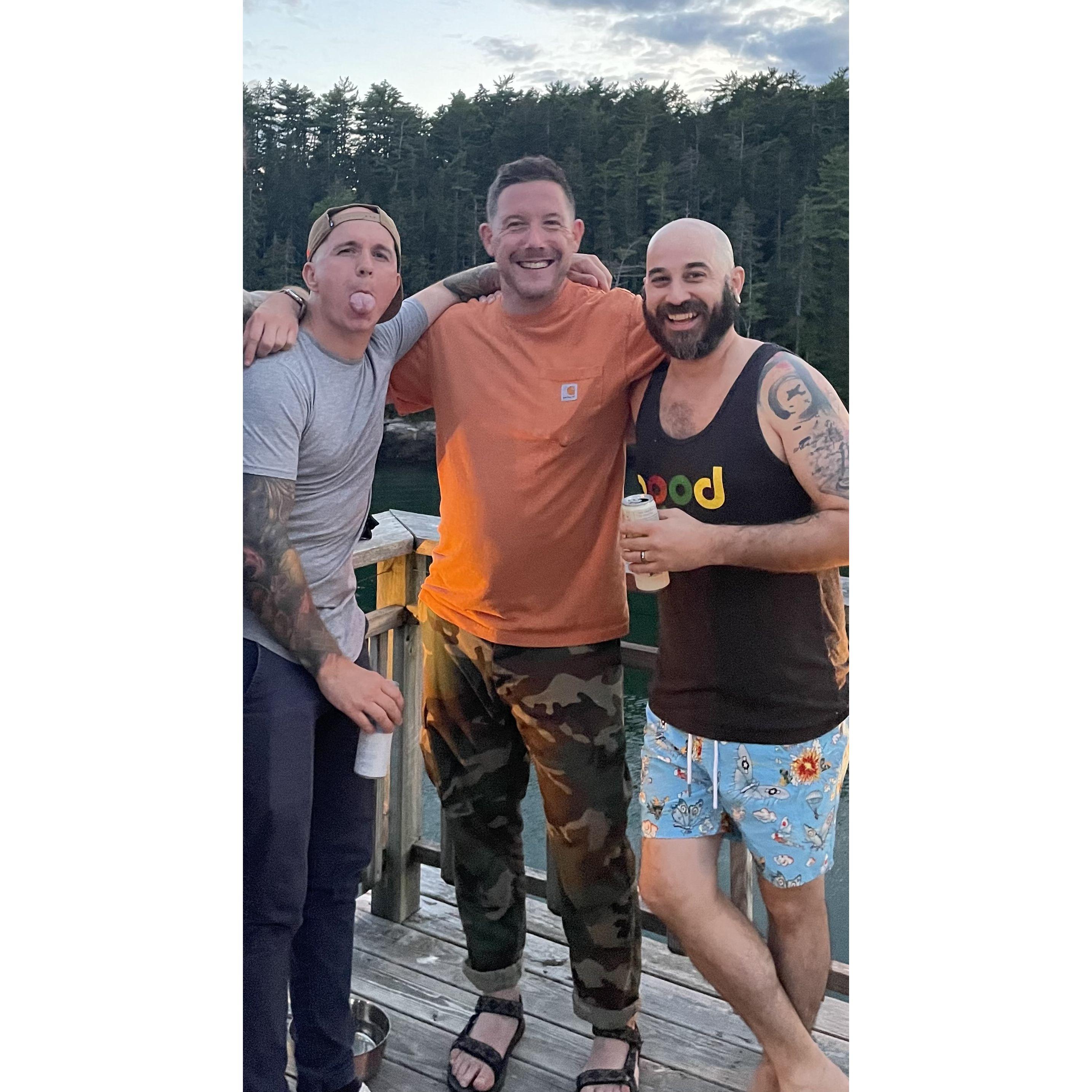 Jake, Mark, and Bobby in Maine!!