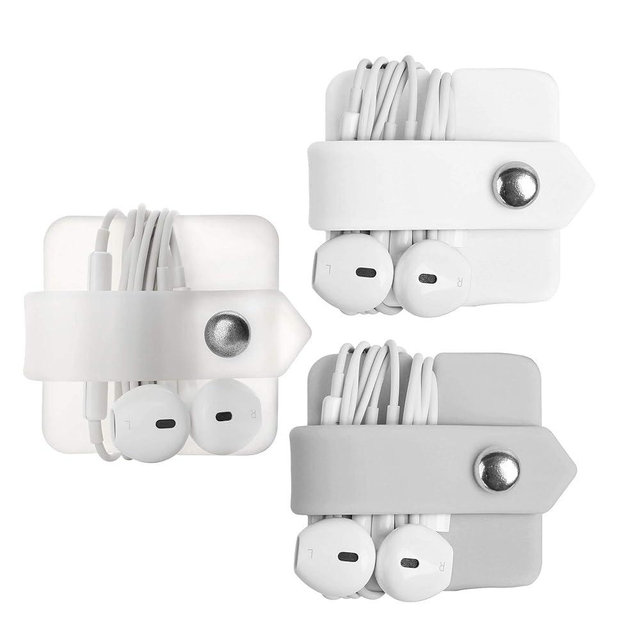 ELFRhino Cord Organizer Earbuds Holder Earphone Wrap Earphones Organizer Headset Headphone Earphone Wrap Winder Cord Manager Cable Winder Set of 3