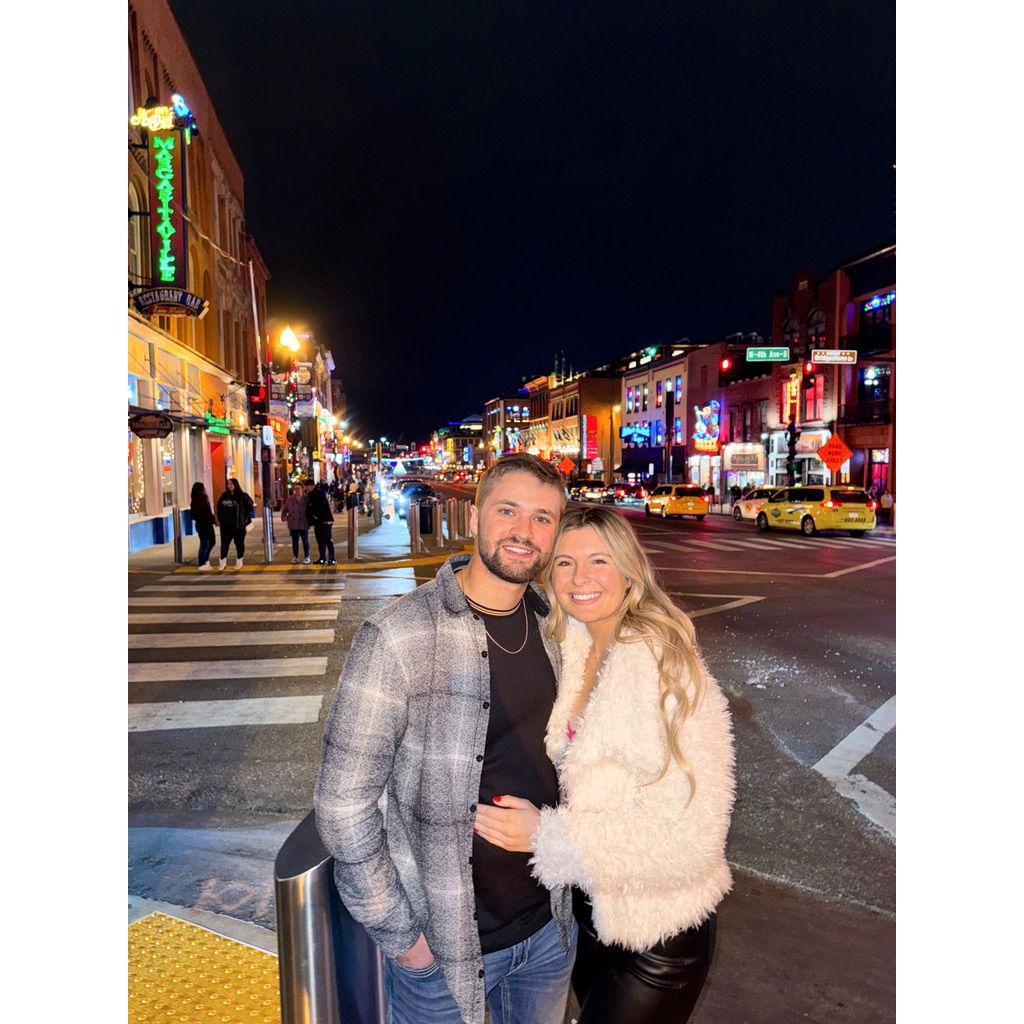 Celebrating 2024 in Nashville with some of our best friends! (January 1, 2024)
