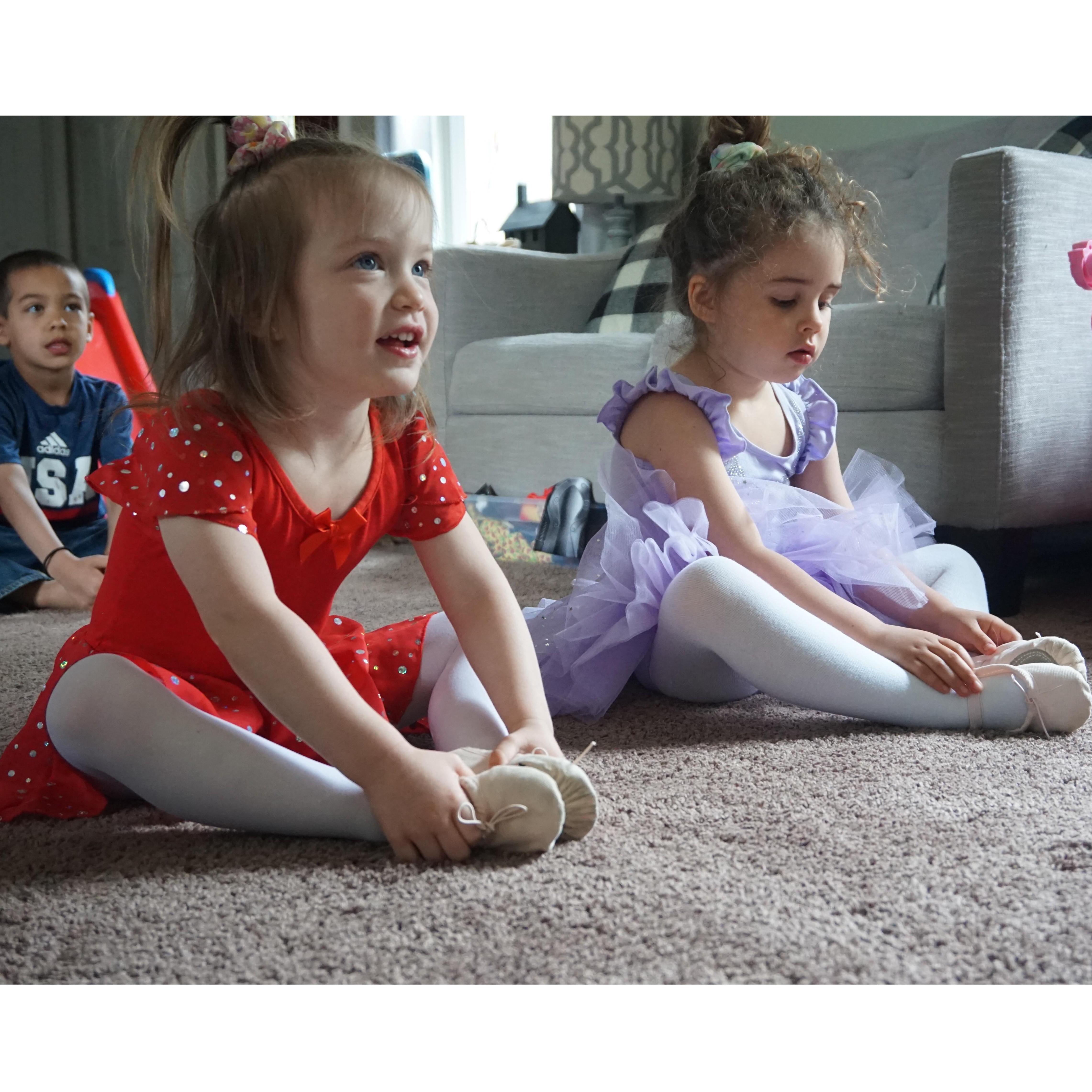 We've got a few dancers on our hands!