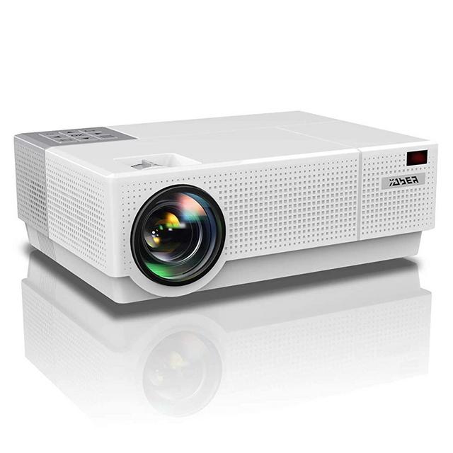 YABER Y31 Native 1920x 1080P Projector 7000 Lux Upgrade Full HD Video Projector, ±50° 4D Keystone Correction Support 4K, LCD LED Home Theater Projector Compatible with Phone,PC,TV Box,PS4