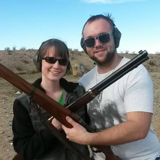 First time at the shooting range together